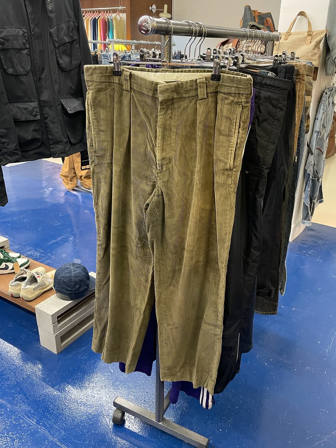 1990s L.L bean 엘엘빈 코듀로이 핀턱 팬츠 상품이미지5