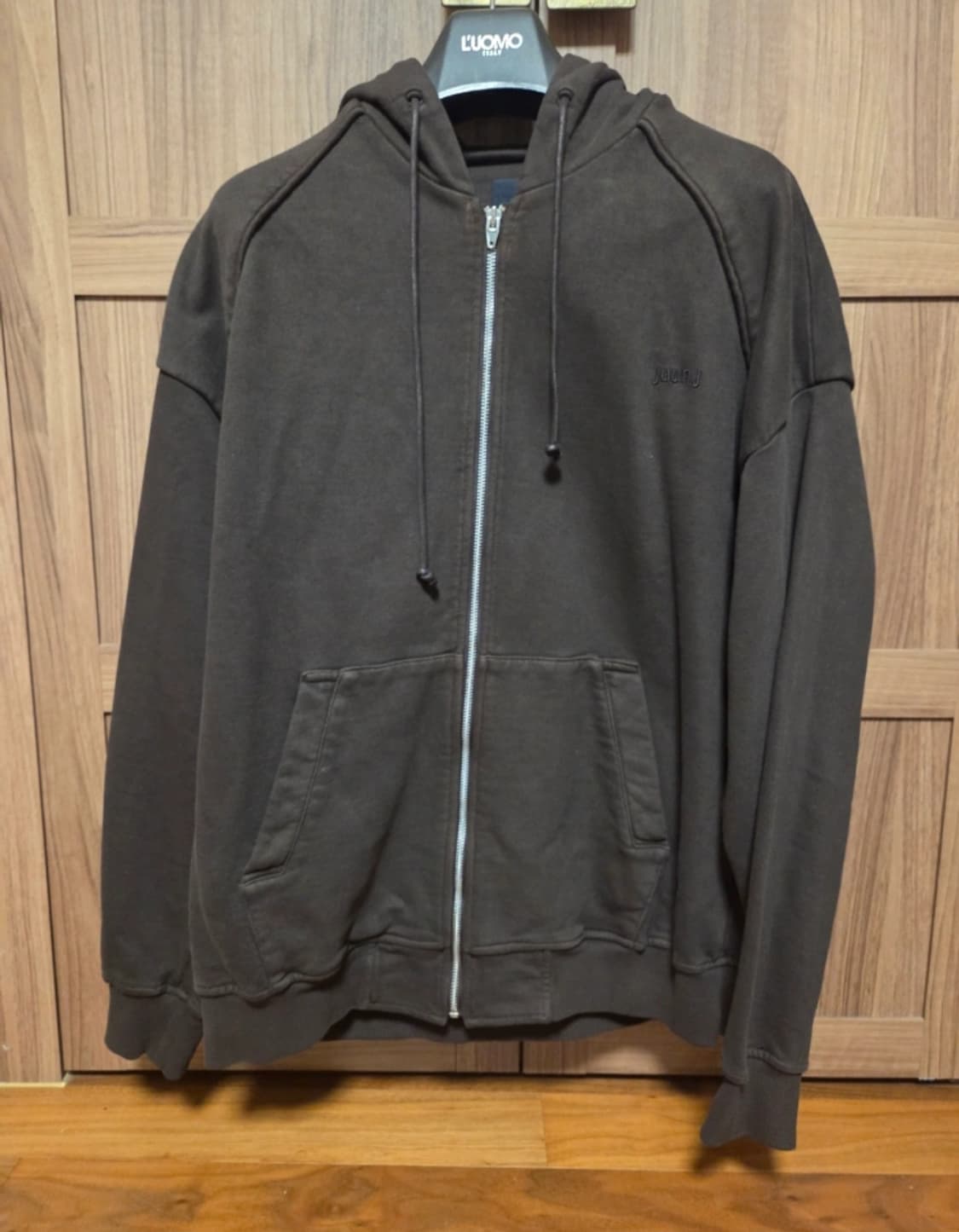 22fw 준지 junn.j 가먼트다잉 후드집업 M 상품이미지1