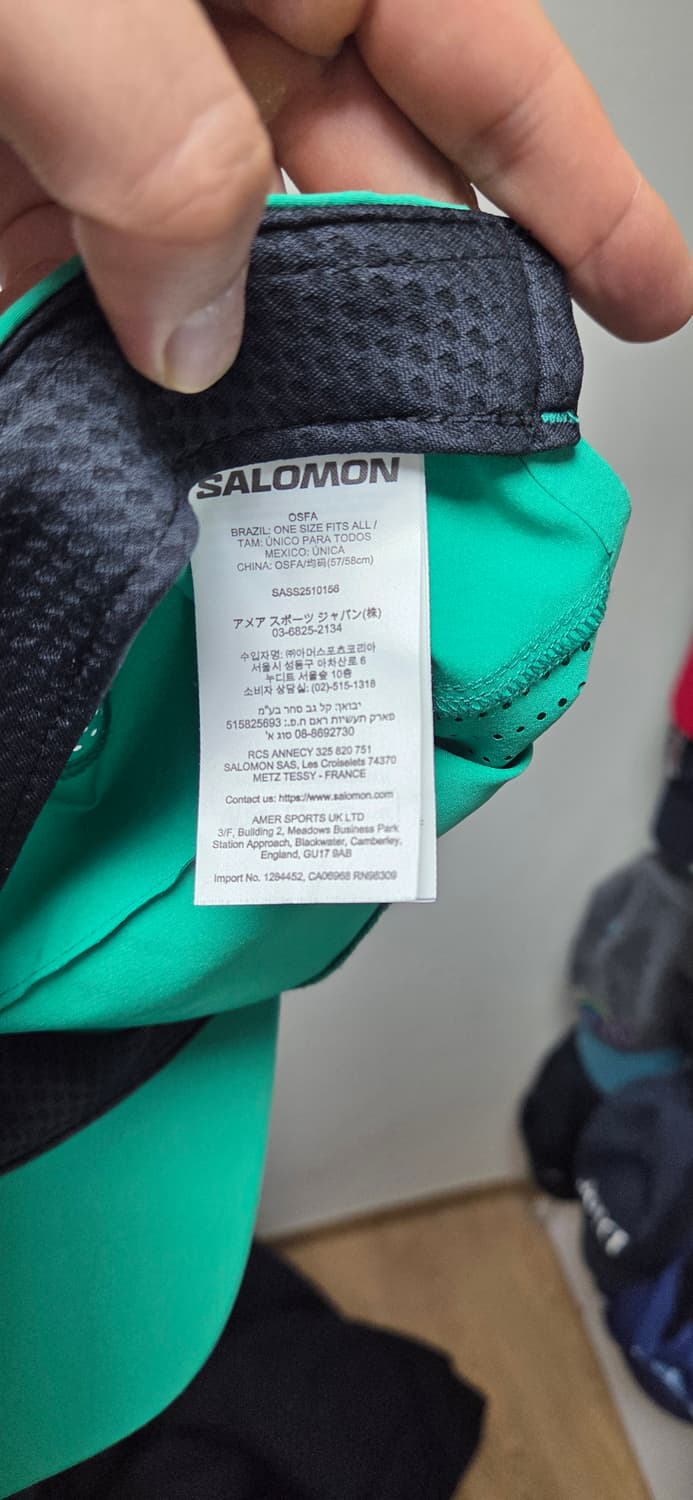 살로몬 러닝캡 민트색상입니다
- OSFA 사이즈
 상품이미지3