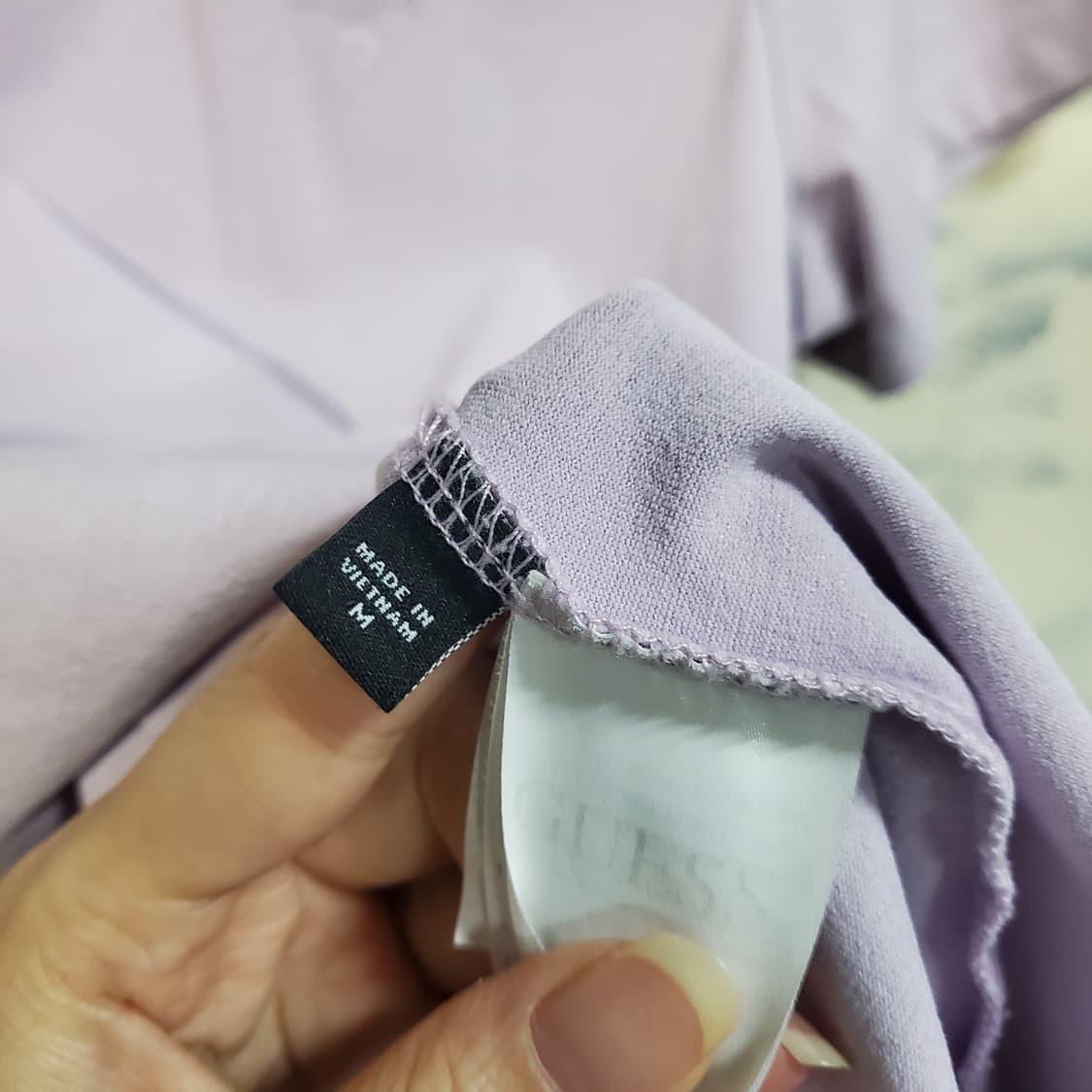 게스 로고 라운드 반팔티  상품이미지5