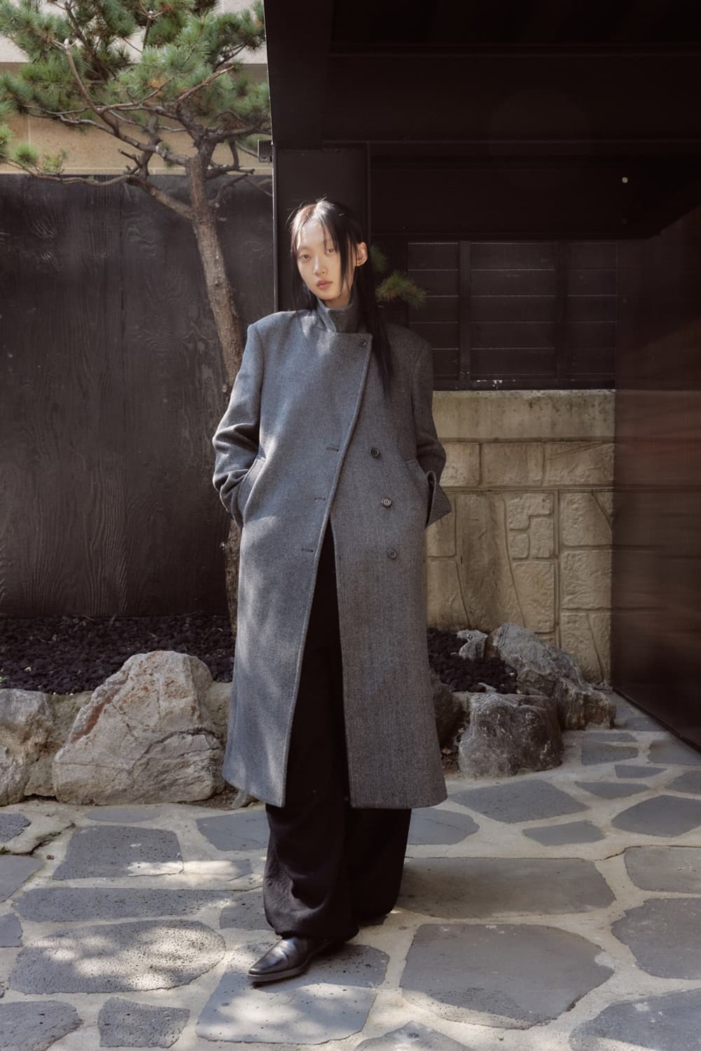 Oversized Double Breasted Coat 상품이미지1