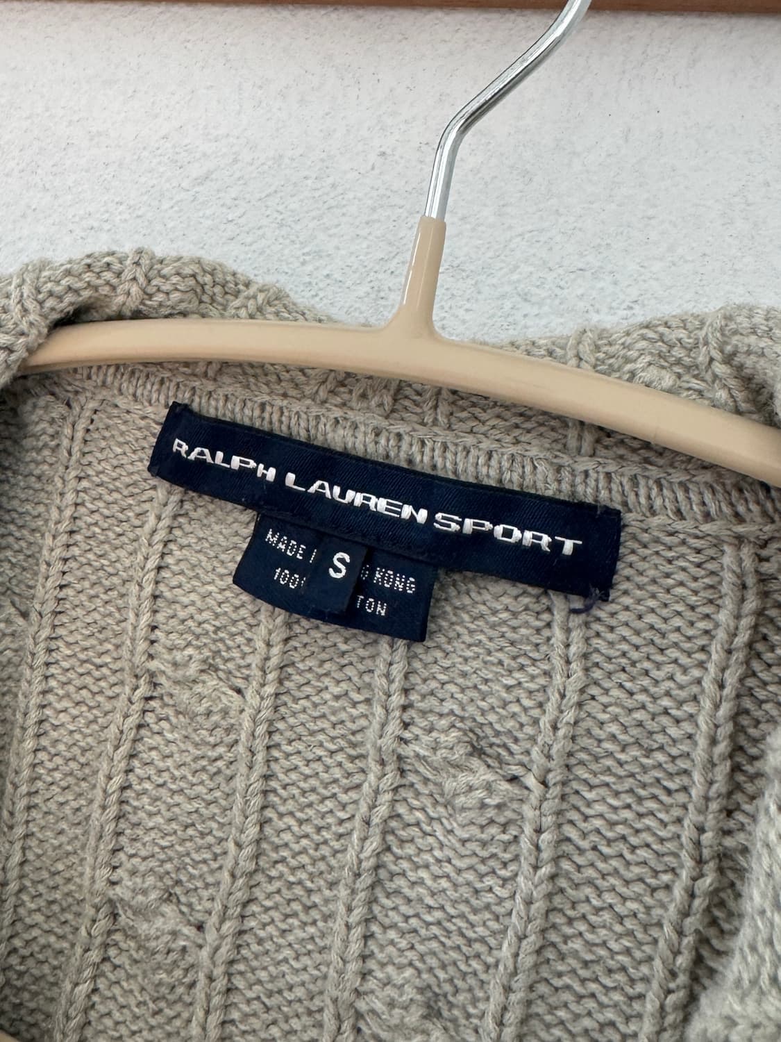 폴로 연그레이 후드집업 상품이미지4