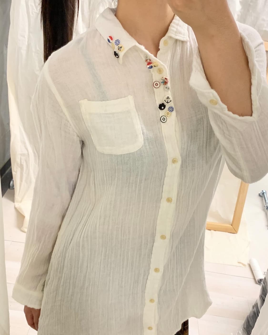 [Ciaopanic] button long shirts 상품이미지6