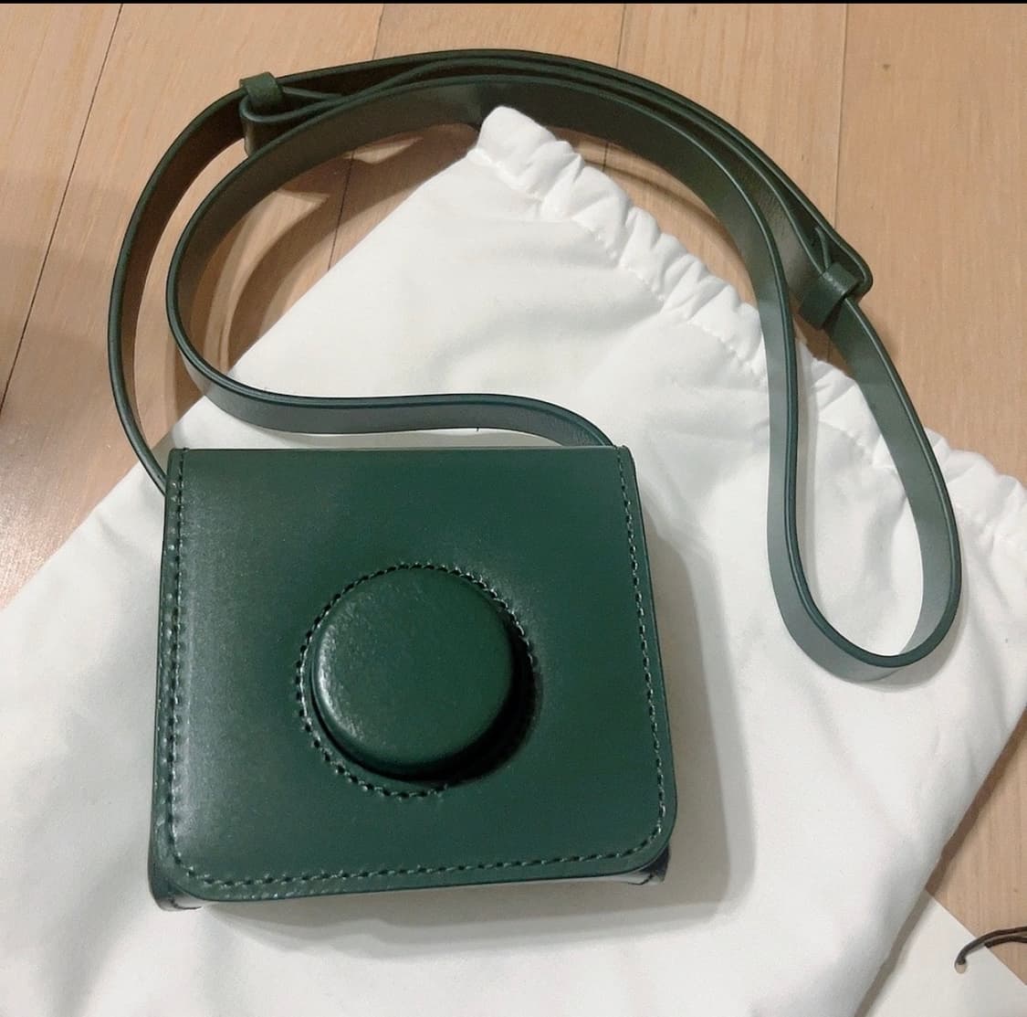 르메르 카메라백 미니 그린 상품이미지1