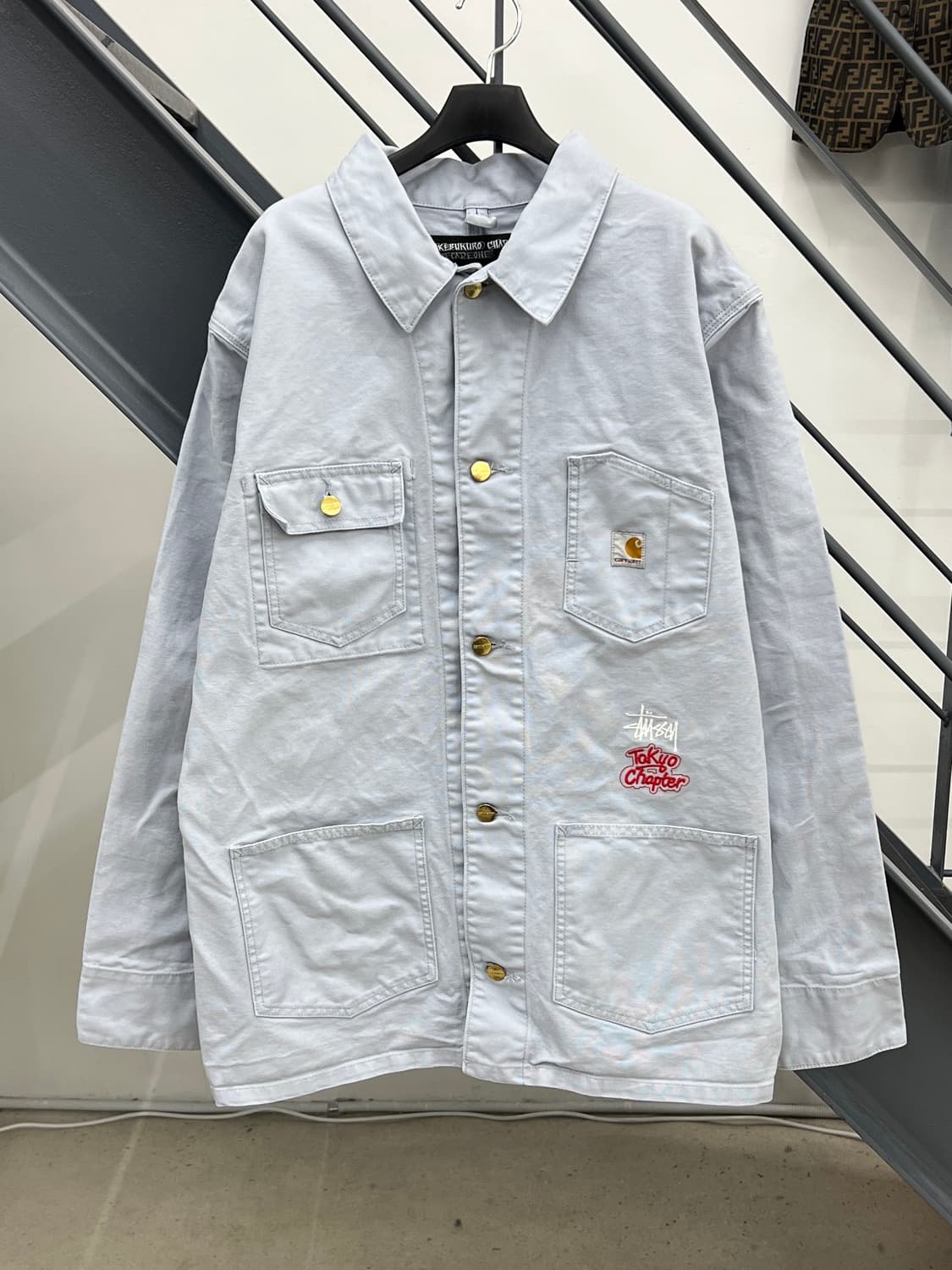 칼하트 X 스투시 도쿄 이케부쿠로 챕터 초어코트 상품이미지1