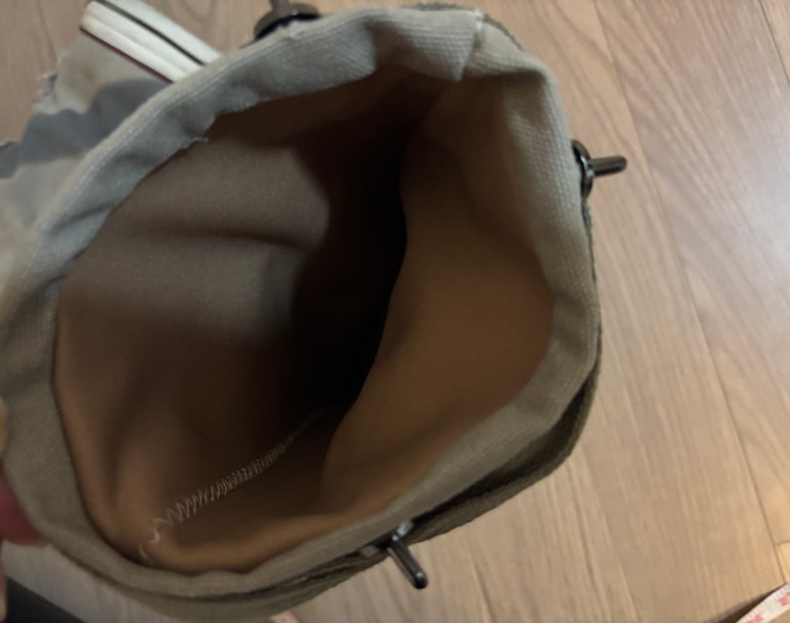 새상품급 루즈핏 셔링 캔버스 레터링 밀리터리 카모 갸루 롱부츠 루 상품이미지5