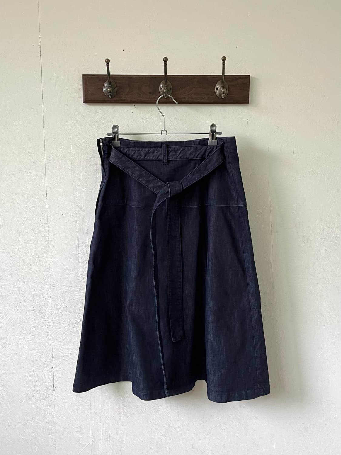 ALMAENROSE 페이크 버튼 데님 스커트 상품이미지2