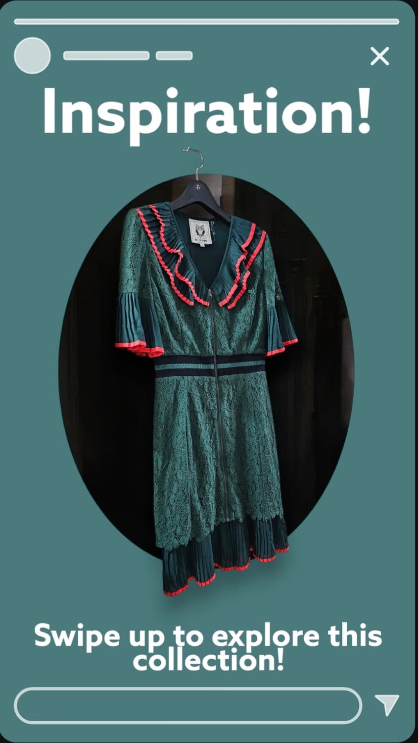 매긴 McGINN 카라패치 레이스 미디원피스 55 상품이미지1