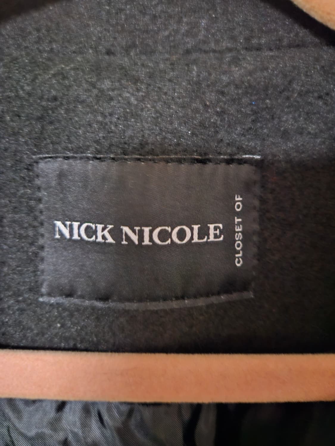 닉앤니콜 블랙 루즈핏 벨트코트 상품이미지9