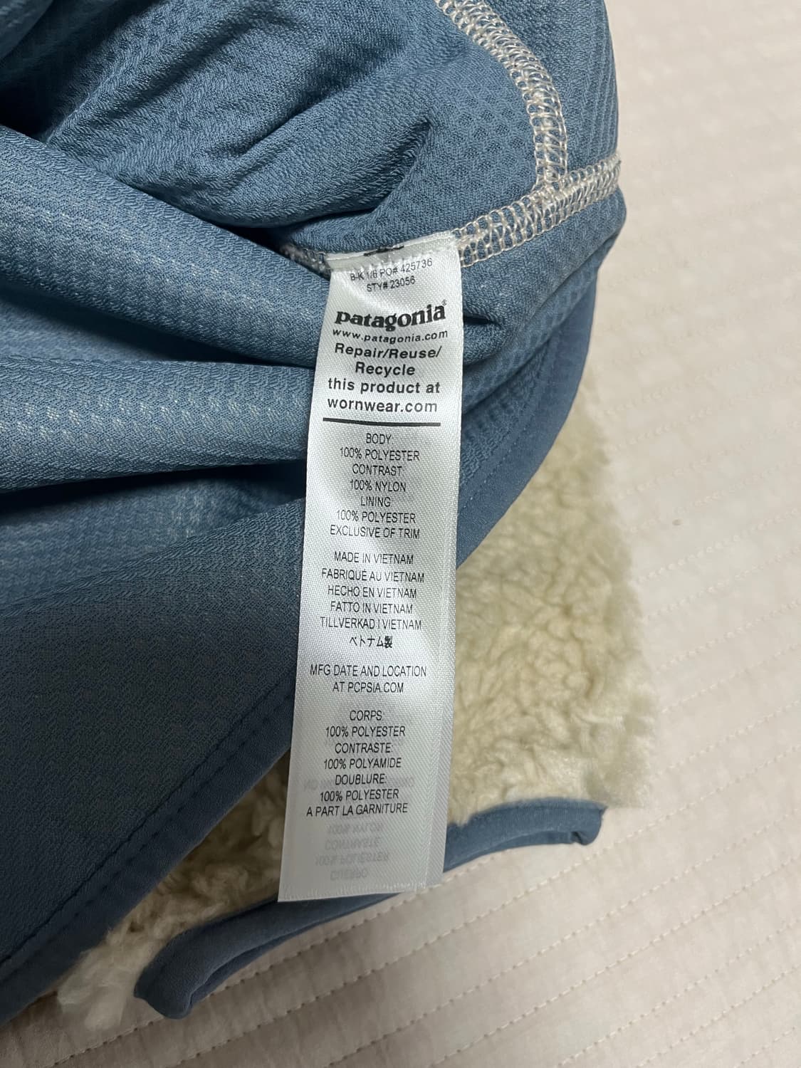 파타고니아 클래식 레트로X 다크네츄럴 플럼그레이XL사이즈 상품이미지5