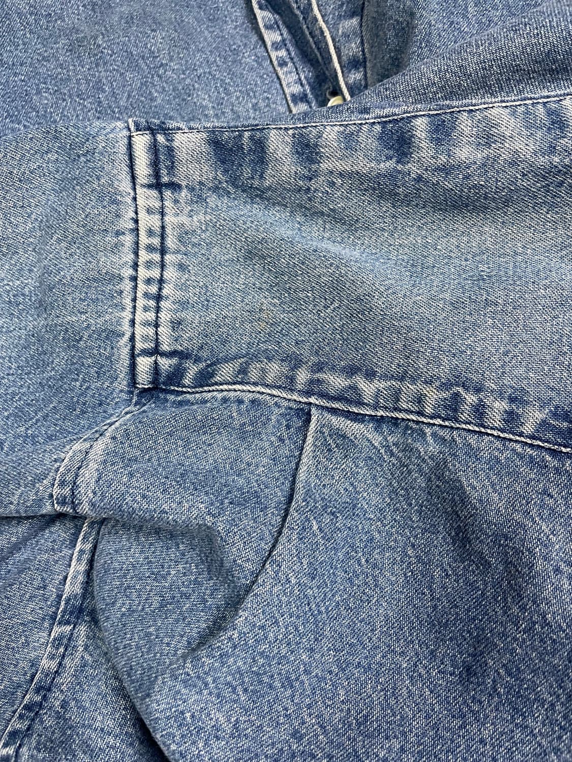 🕑80s stussy denim shirt 상품이미지6