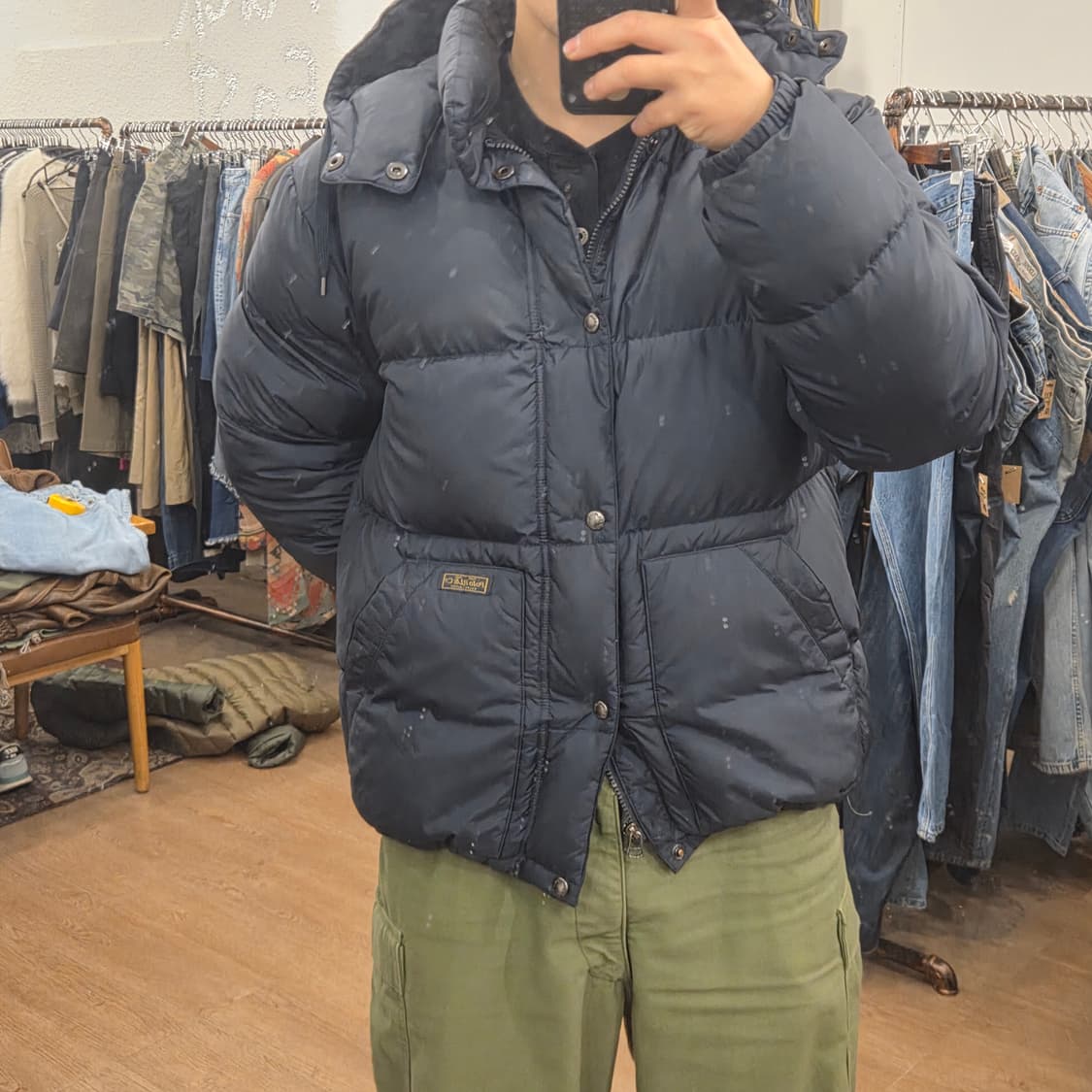 폴로 엘름우드 다운 푸퍼 패딩 m 상품이미지10