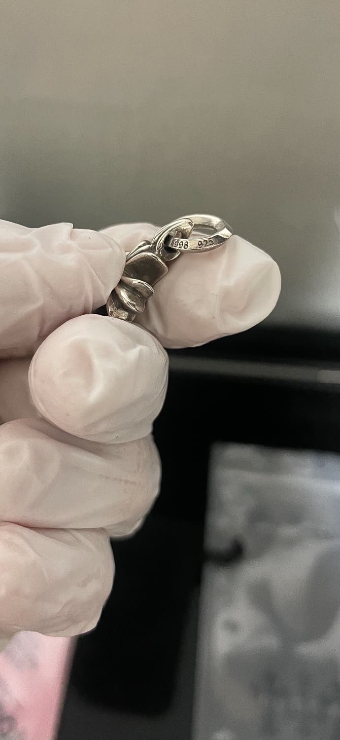 (맨아코)크롬하츠 ch 플러스 참 팬던트 한스룸 풀 구성품 상품이미지5