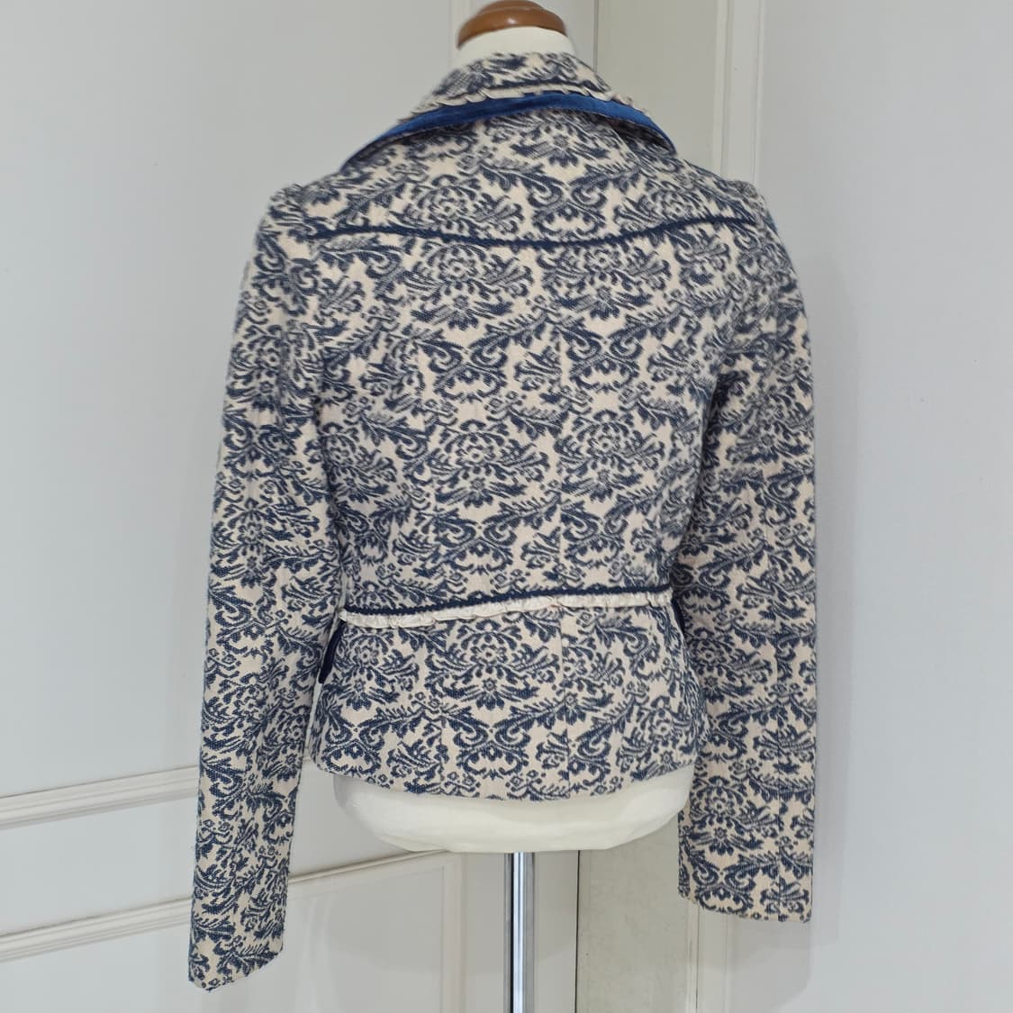 꼼빠니아 빈티지 레트로 복고풍 벨벳글리터 마이자켓 상품이미지4