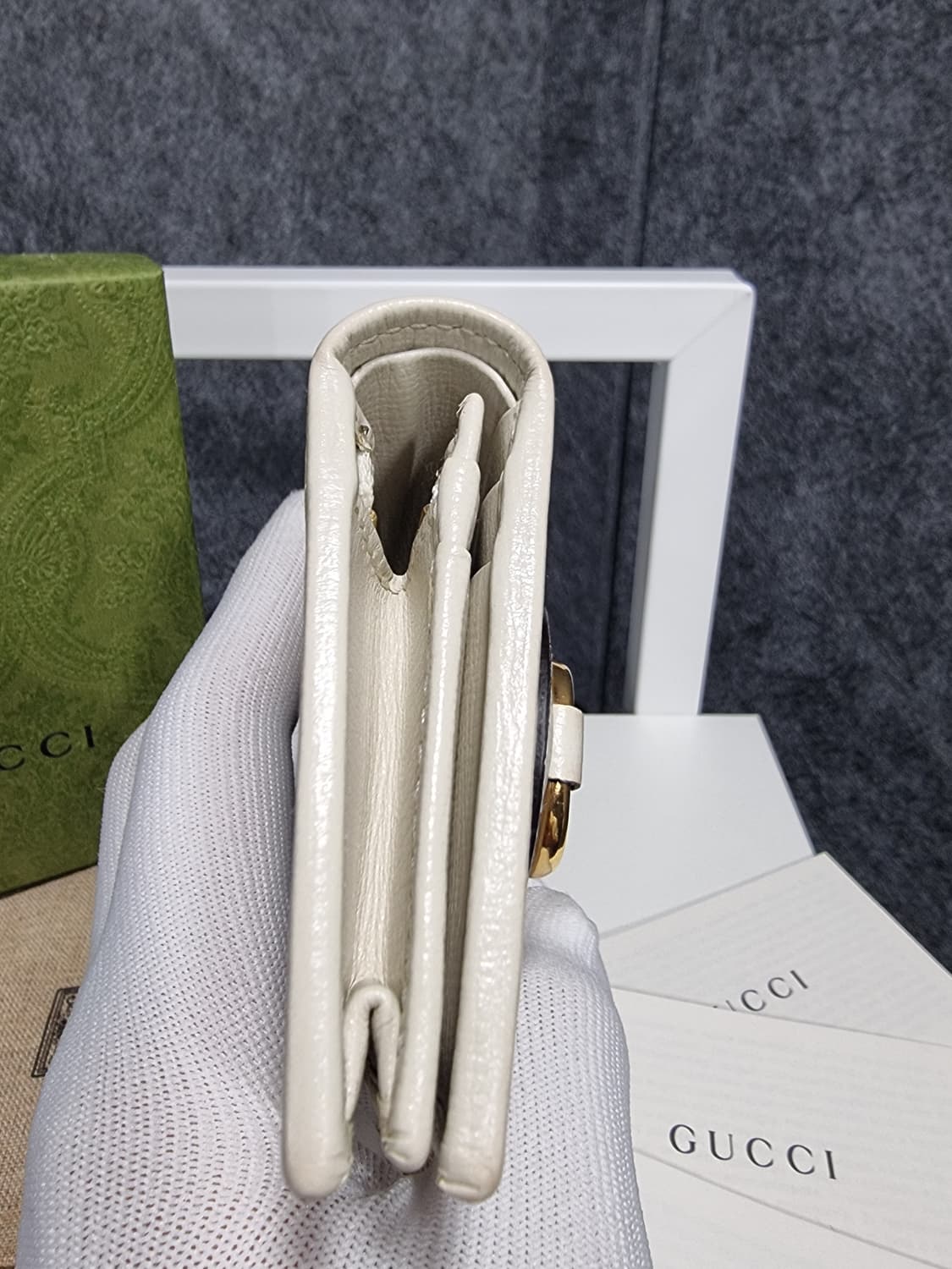 구찌 홀스빗 1955 카드 케이스 지갑 상품이미지5