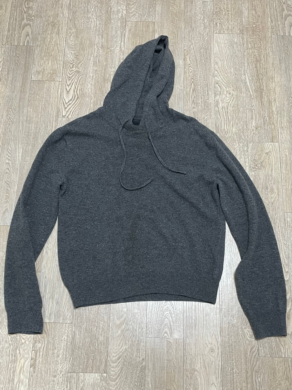 머듈 니트 후드 그레이 0 상품이미지2