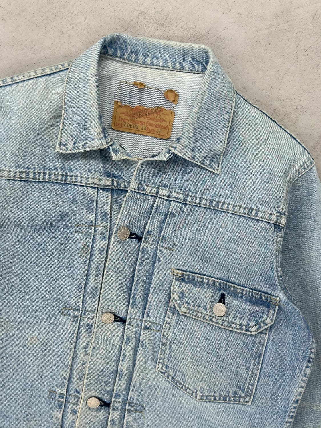 LVC 리바이스 1세대 데님 트러커 자켓 상품이미지2