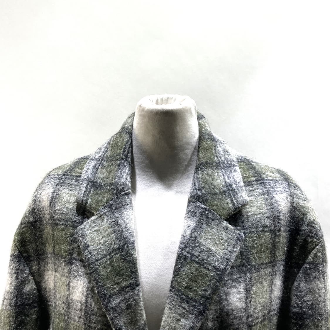 자라 여성 체크 울 코트 55-66  상품이미지2