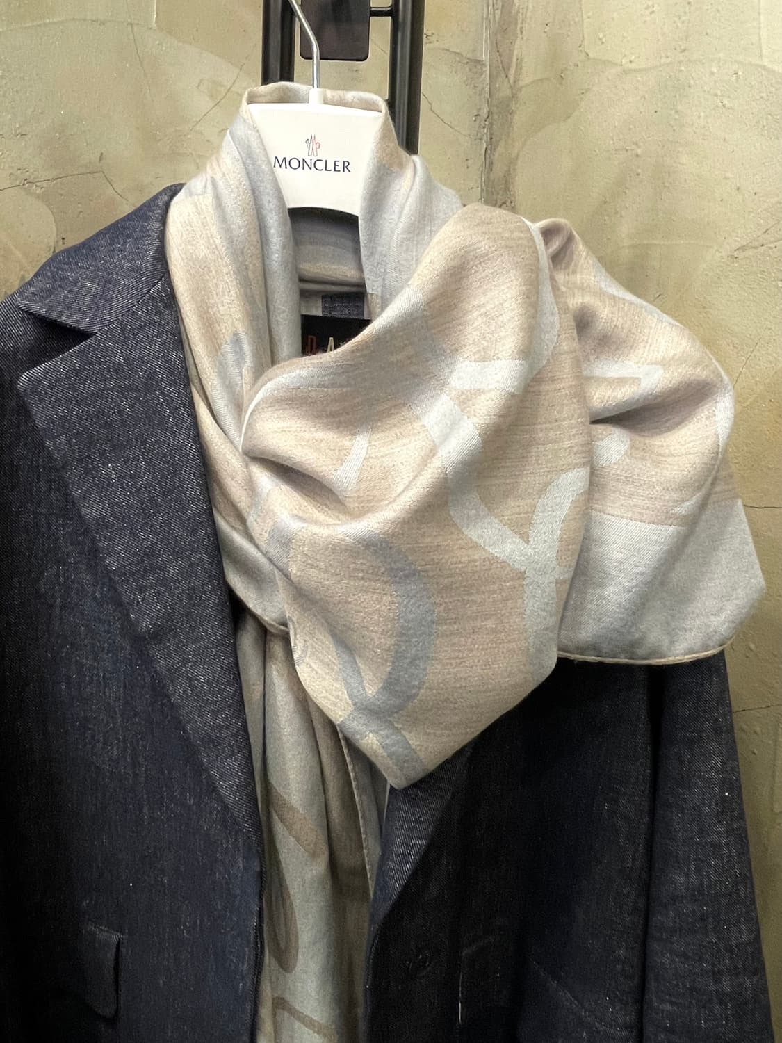 로에베 실크 캐시미어  숄, 스카프 75cmX205 상품이미지7