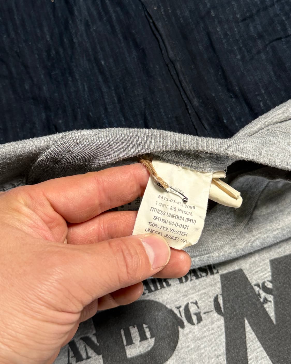 00‘s U.S Army 애니띵고우즈 스텐실 IPFU 티셔츠 L 상품이미지4