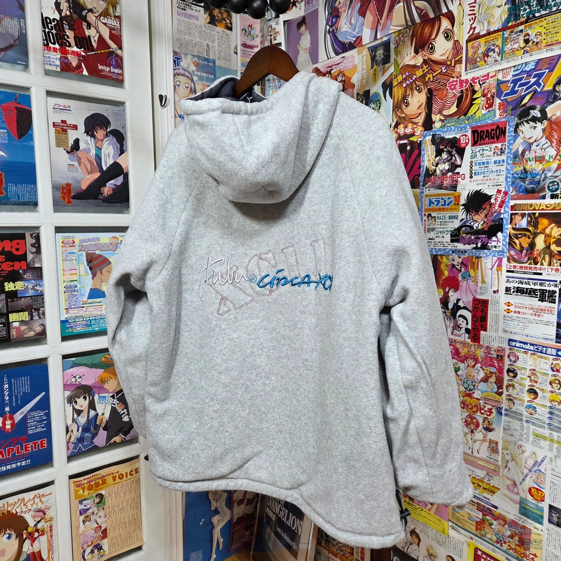 00'S 후부 리버시블 후리스 바람막이 점퍼 상품이미지5