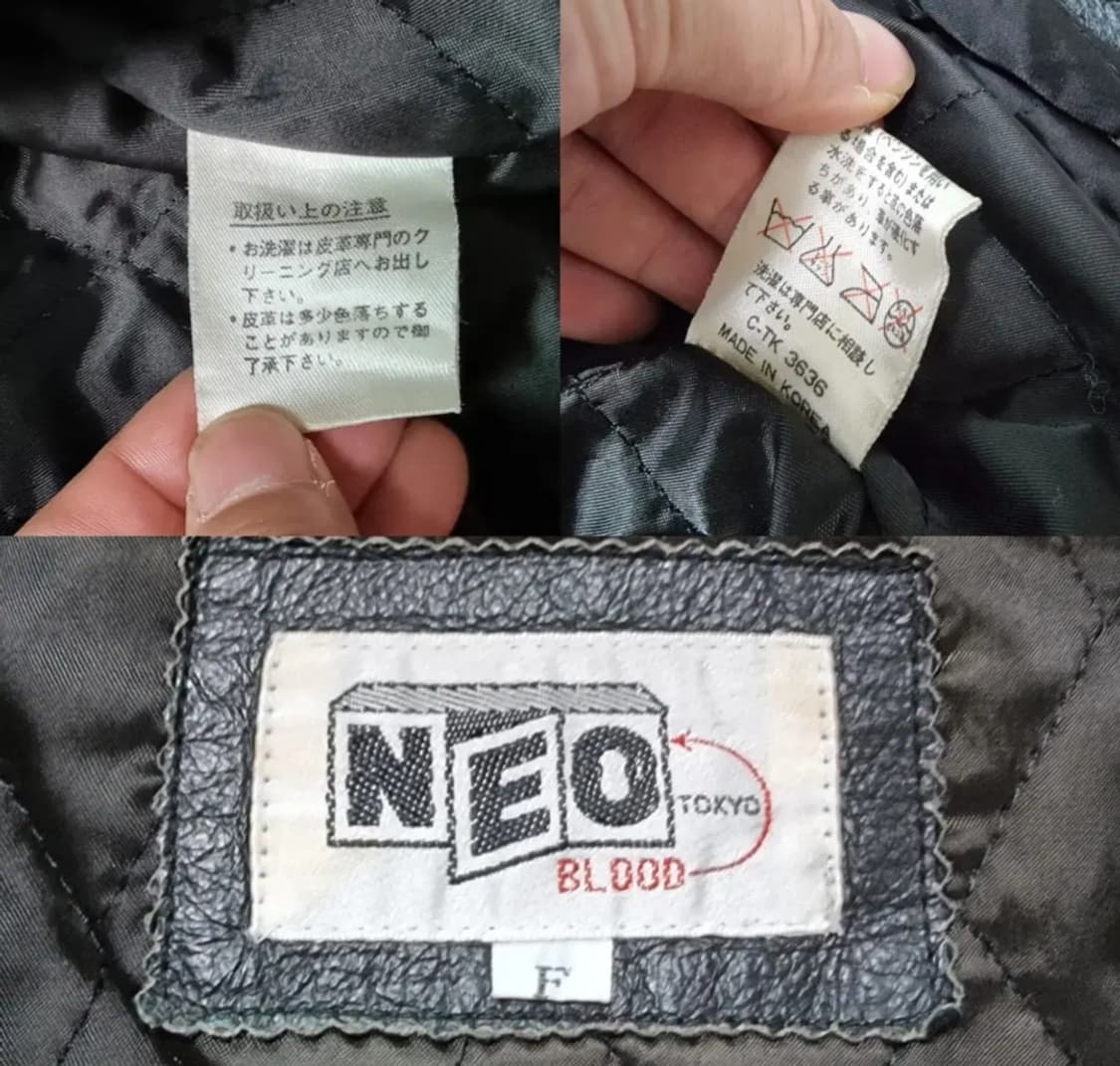 90s 빈티지 8볼 가죽자켓 8ball 바시티자켓 레더자켓 상품이미지8