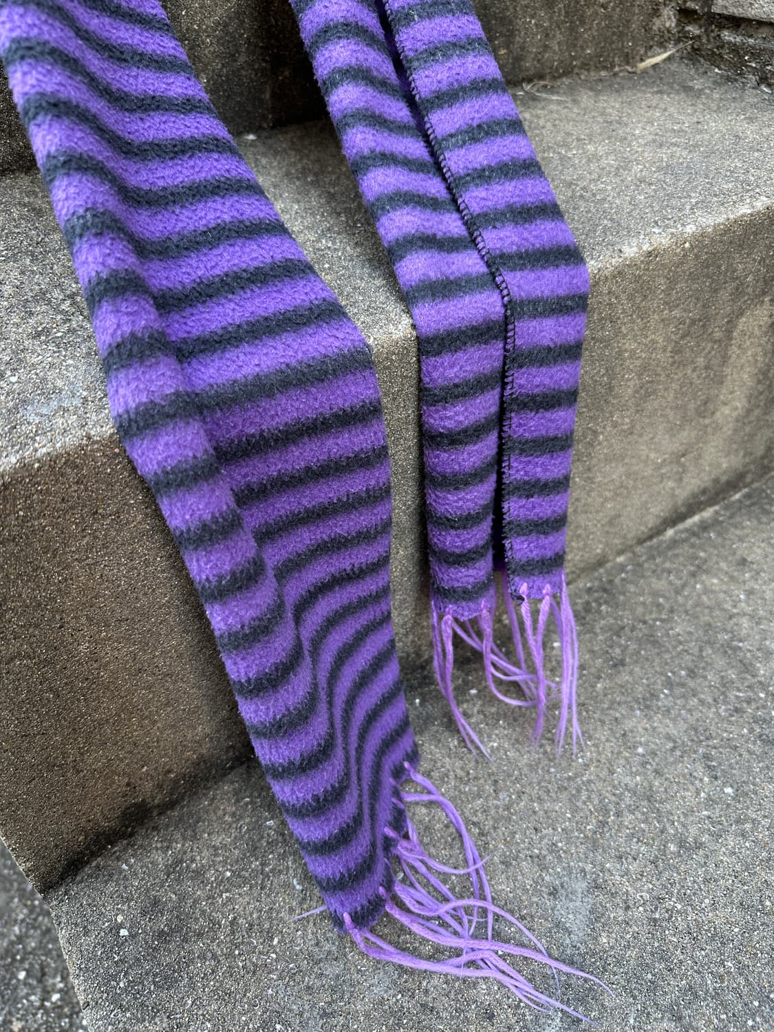 Vintage purple stripe muffler 상품이미지3
