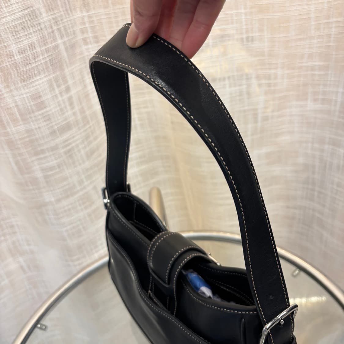 정품 코치 스티치 버클 숄더백     상품이미지7