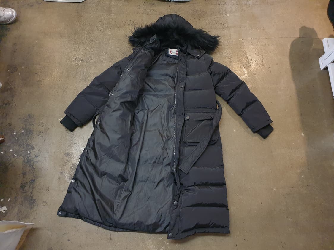 몽클레어 감마블루 여성 롱패딩 S 블랙 상품이미지2