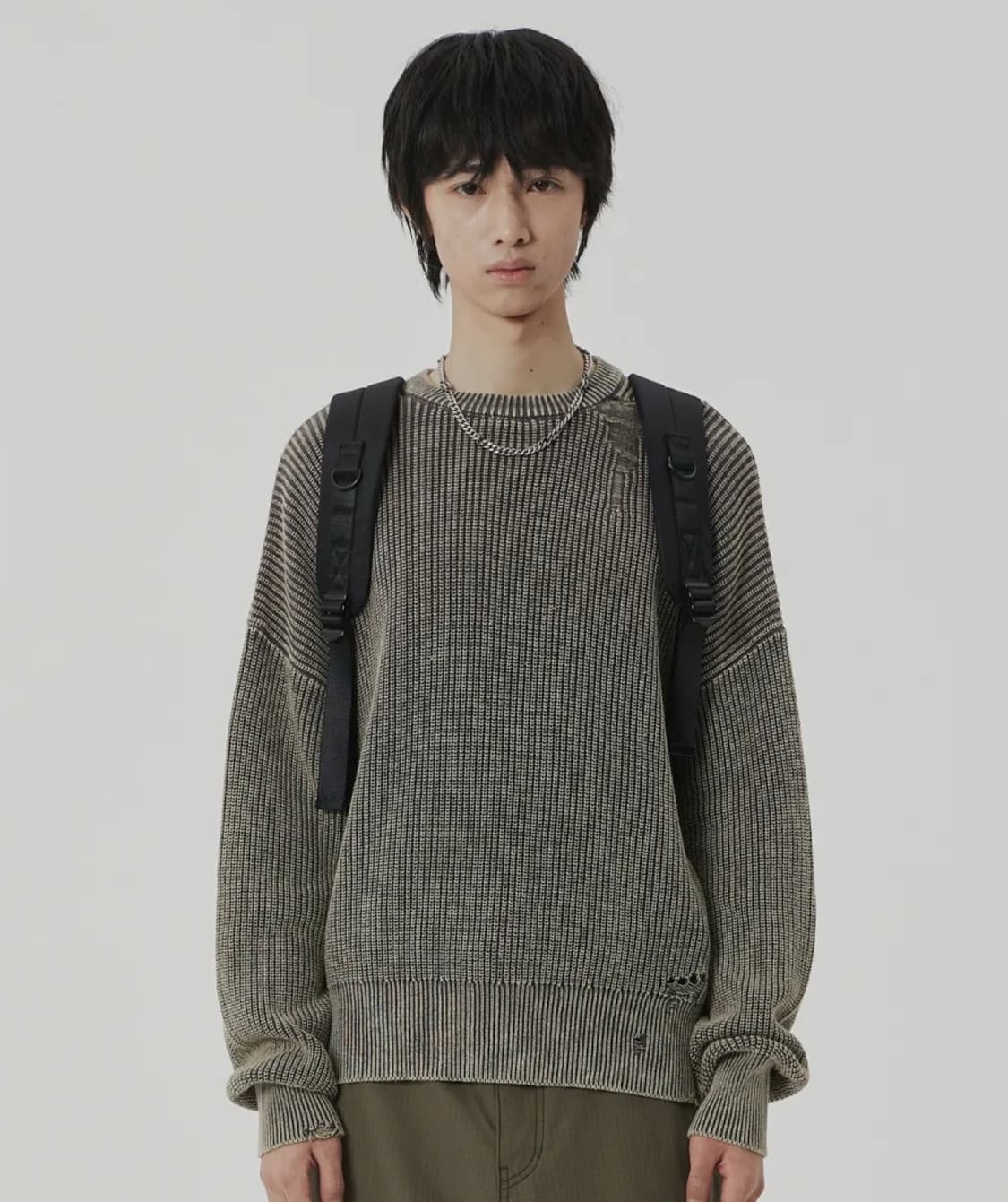 메종미네드 데미지 니트 L 상품이미지1