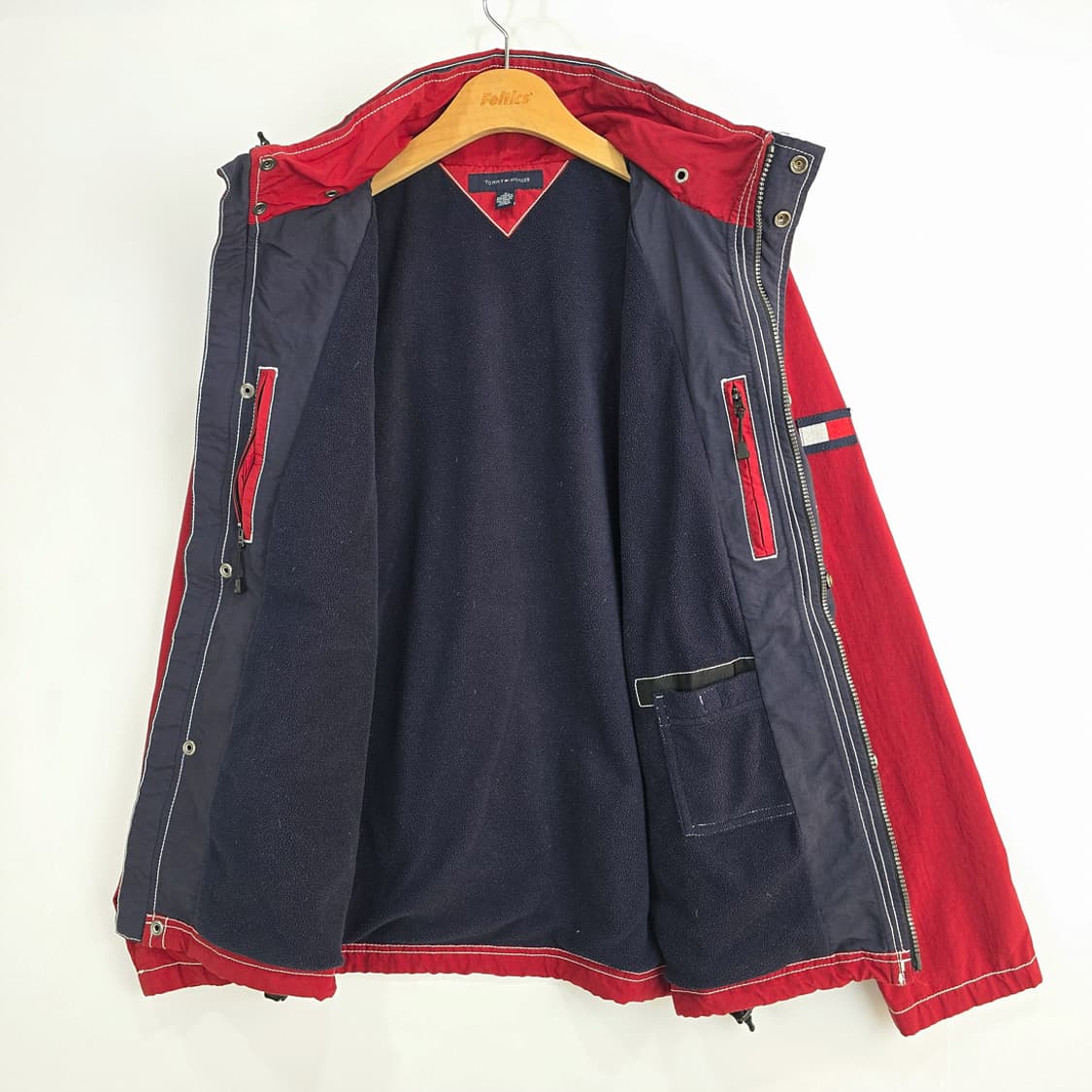 타미힐피거 Tommy Hilfiger 올드스쿨 H로고 자켓 M 상품이미지5