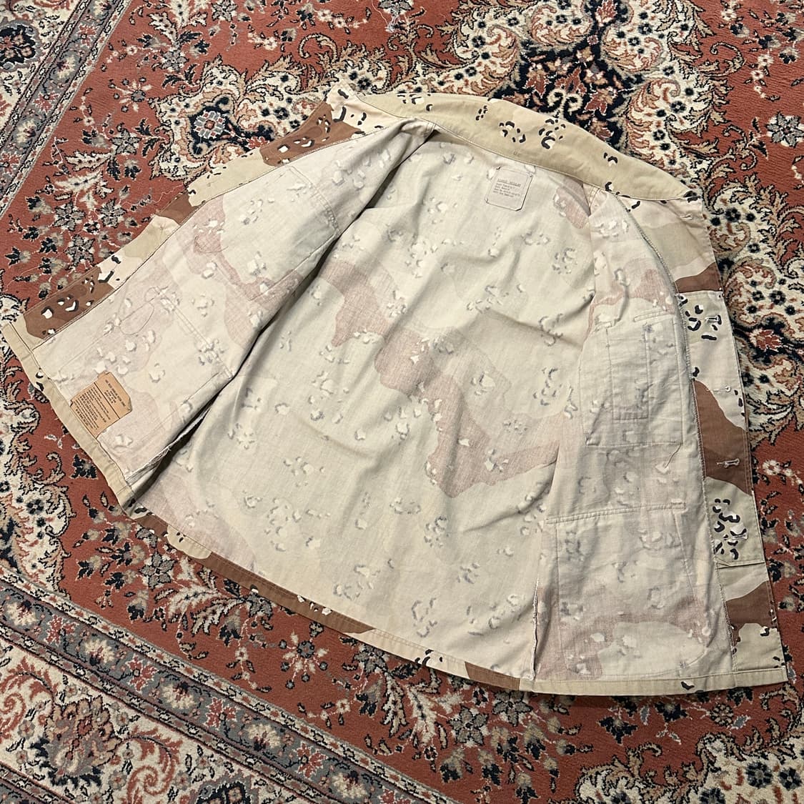 미군 오리지날 초코칩 BDU 카모 데저트 자켓 (XL-R) 상품이미지8