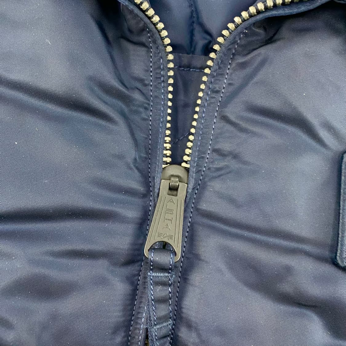  알파인더스트리 네이비 Ma-1 항공 봄버 자켓 (103)  ﻿ 상품이미지7