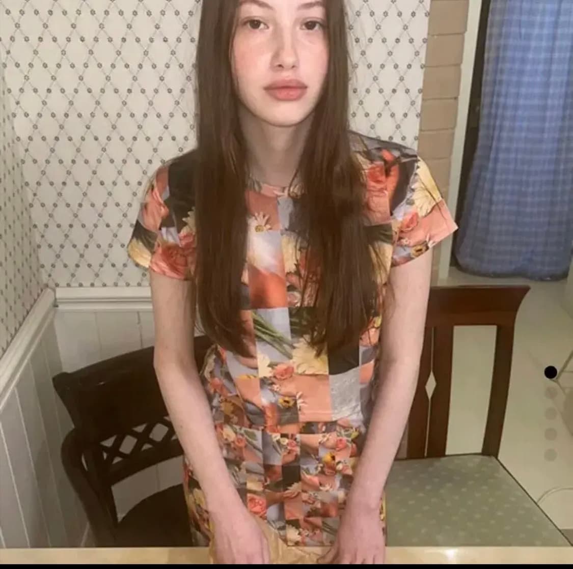 시눈 프린팅 반팔 상품이미지1