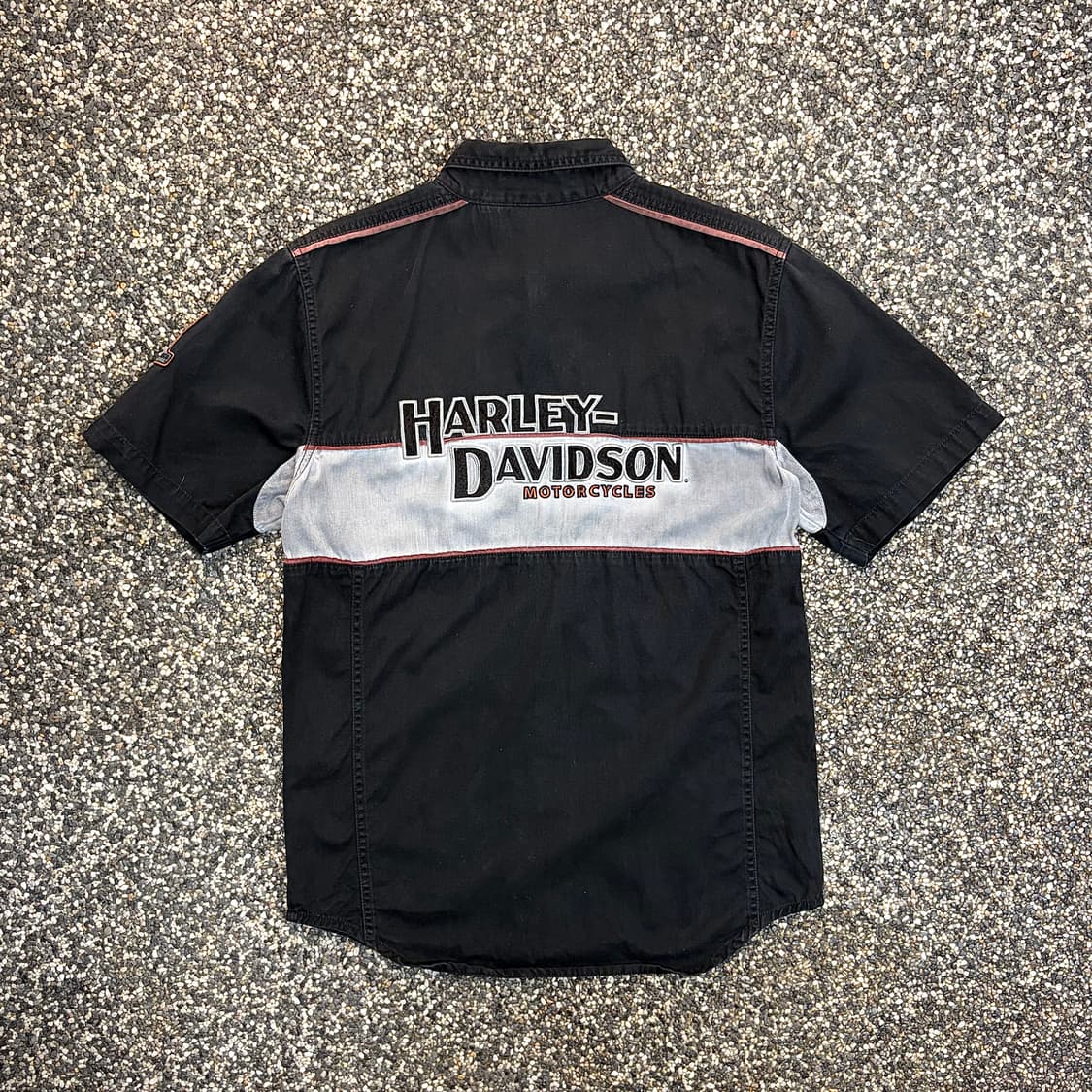 할리데이비슨 아이언 블록 반팔 셔츠 (L) 상품이미지1