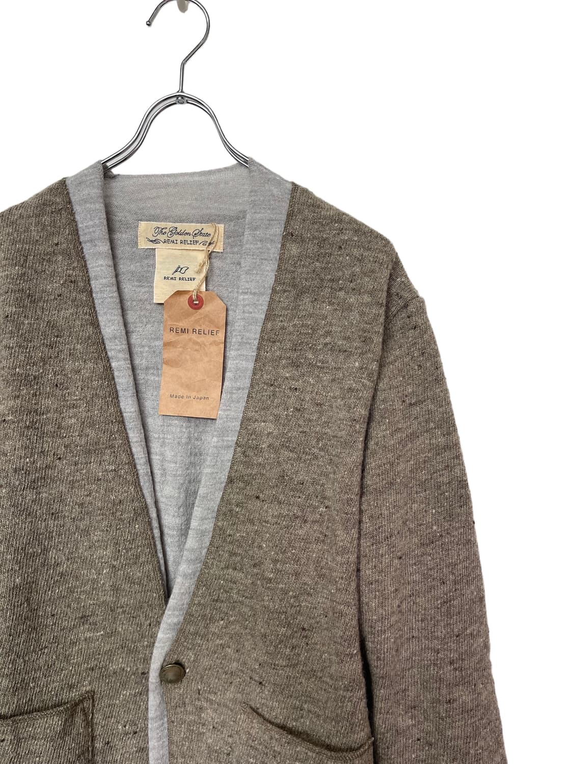 REMI RELIEF Concho Layered Wool Cardigan 상품이미지4