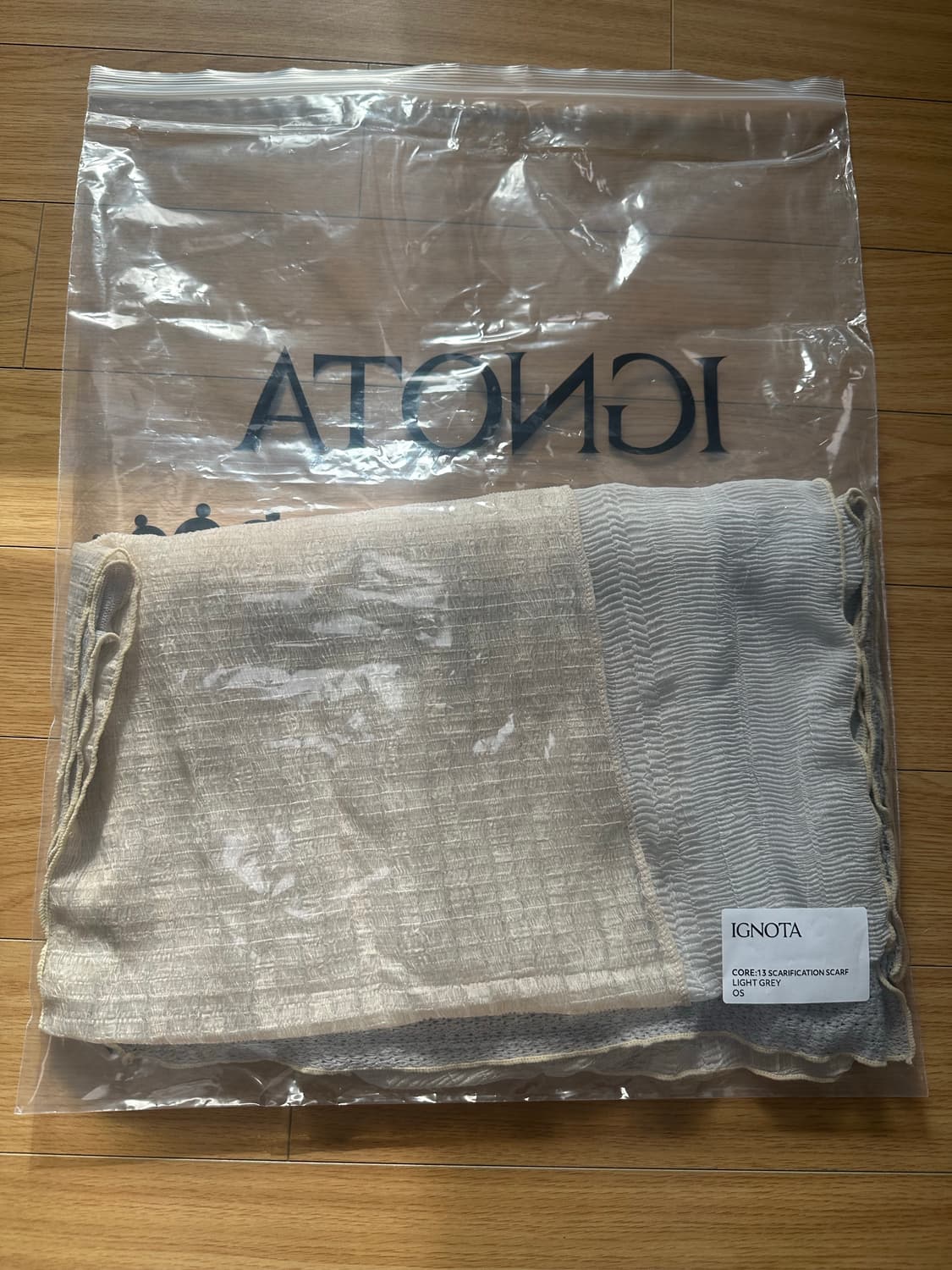 이그노타 코어:13 스카리피케이션 스카프 라이트 그레이(이그노타 스카프) 상품이미지3