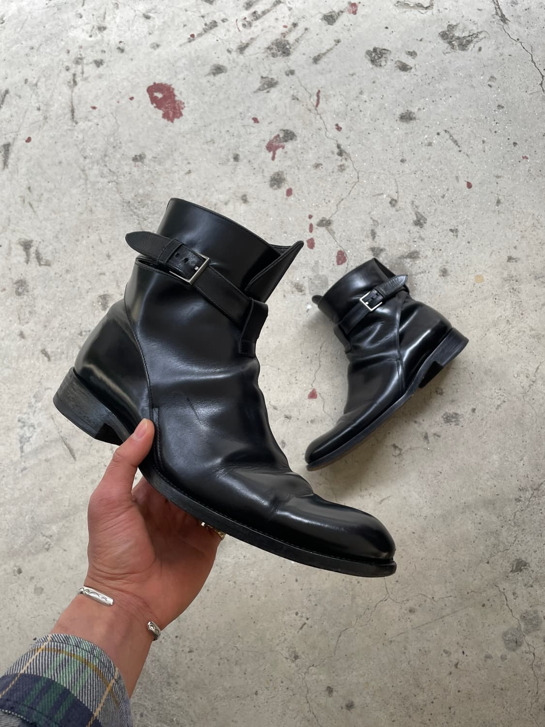 11AW Dior Homme Leather Ankle Boots 상품이미지4