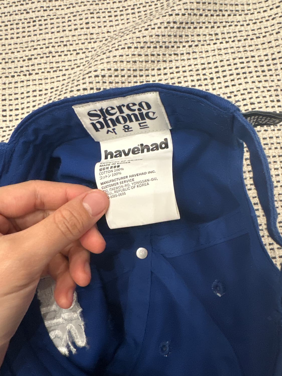 스테레오포닉사운드 캡 상품이미지2