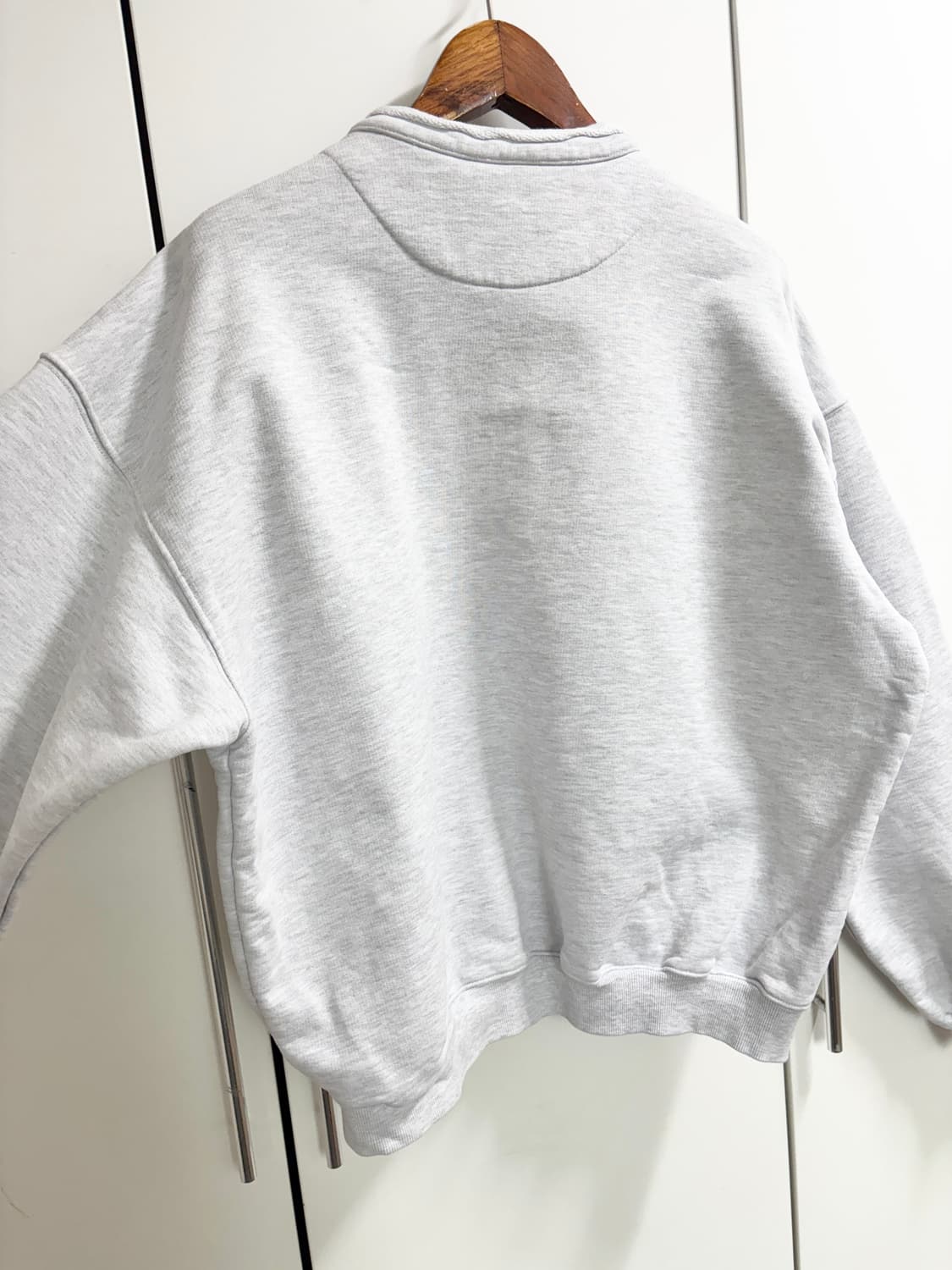 Recto 엣지카라 하프집업 스웨트셔츠 상품이미지7