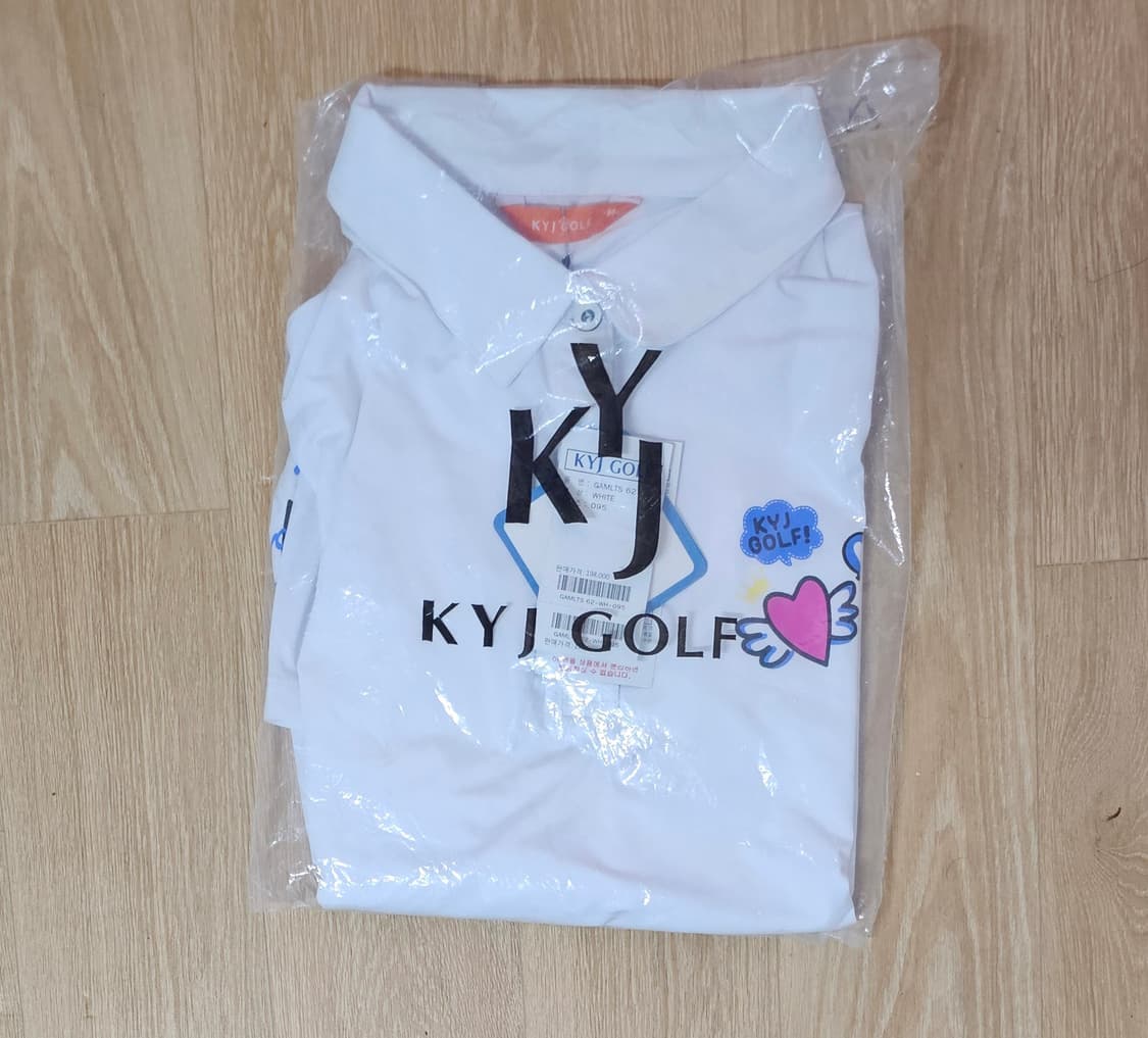 정품]KYJ골프웨어 기눙성반팔카라티 95새상품미개봉 상품이미지3