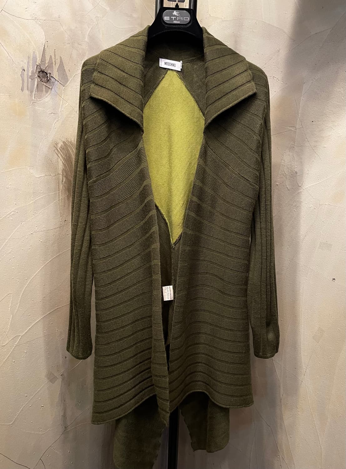 모스키노 언발란스 울 가디건 상품이미지6