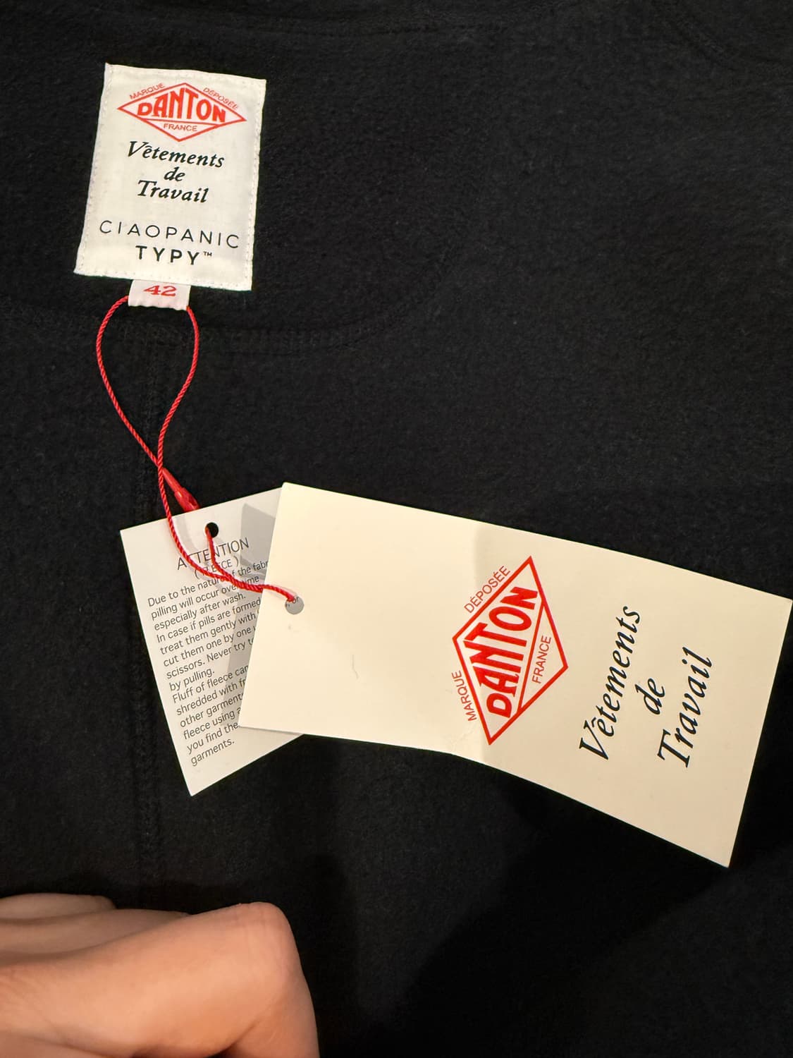 새상품)단톤 후리스 플리스 후드 자켓 상품이미지6