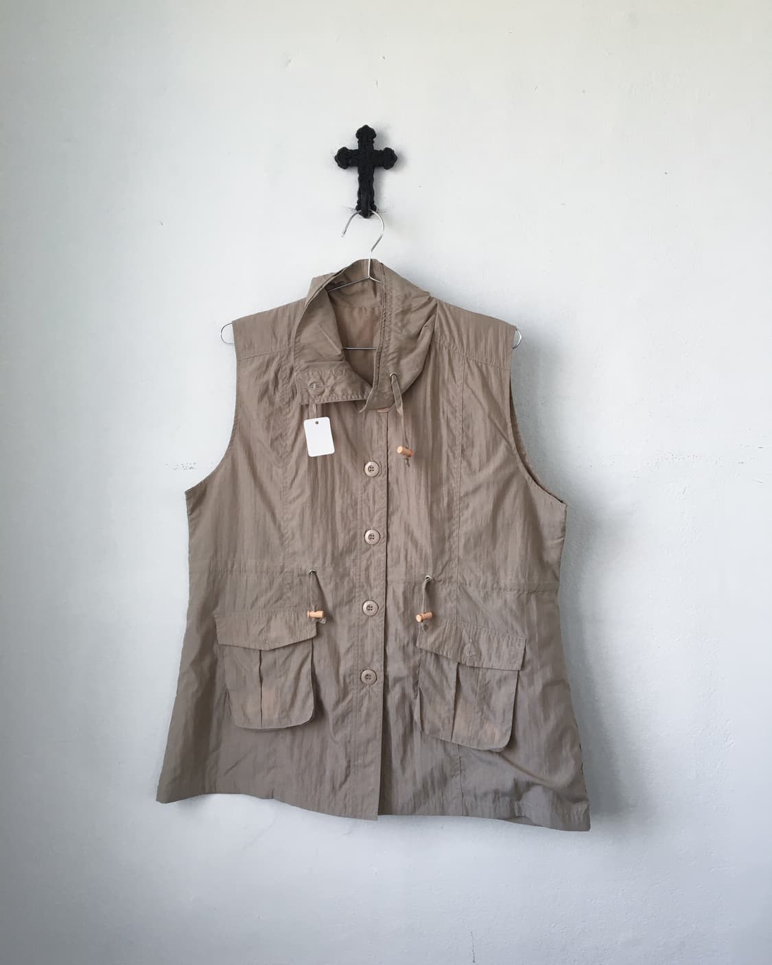 High neck vest 상품이미지1