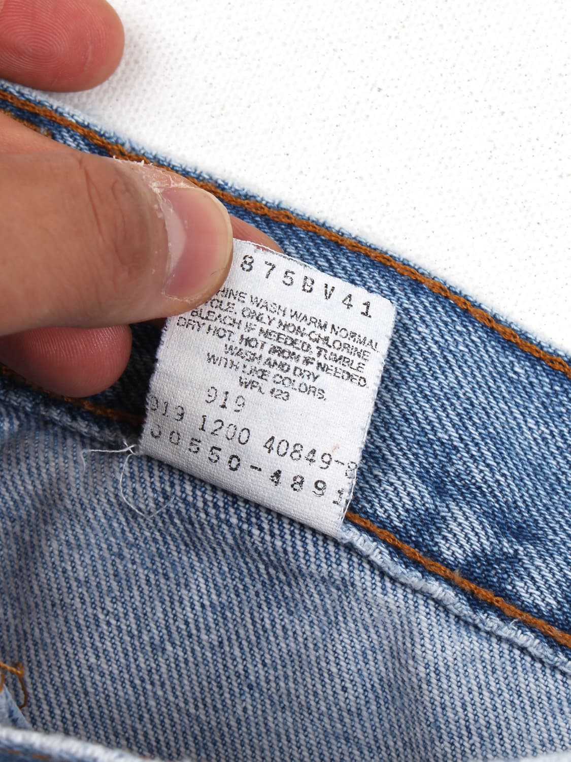 2002 LEVI'S 550 Denim Pants (36) (made i 상품이미지10