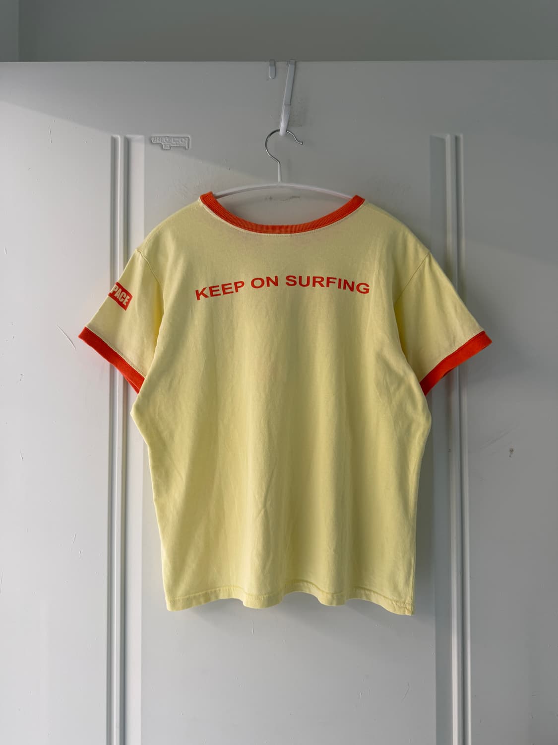 빈티지 surf city 링거 반팔티 상품이미지8