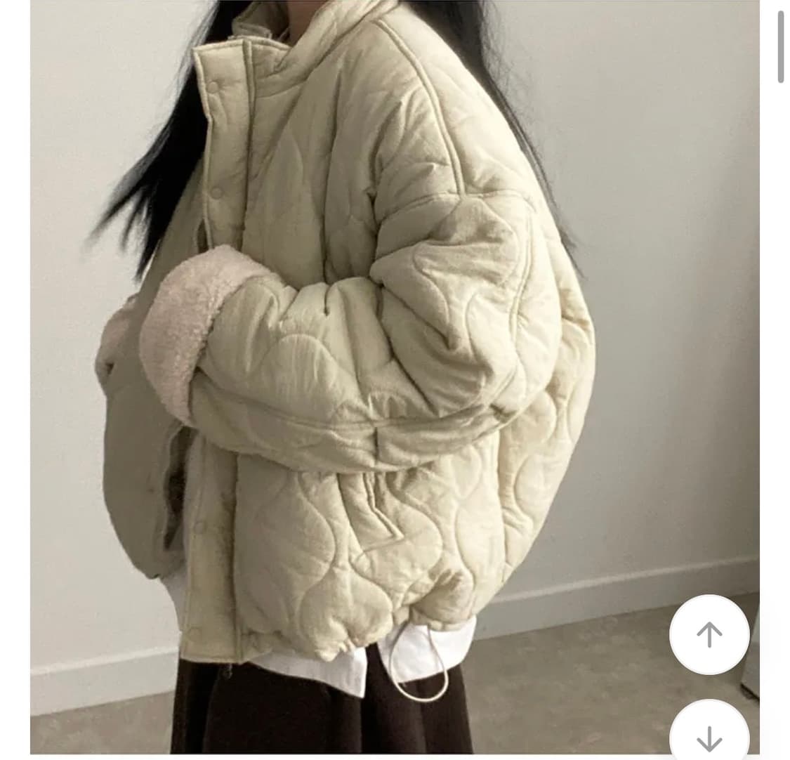 에이블리 남여공용 양털 뽀글이 오버핏 깔깔이 점퍼 (새상품) 상품이미지1