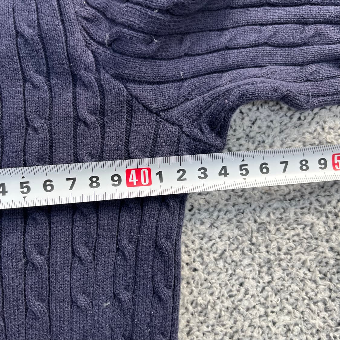 실측확인 폴로랄프로렌 여성 케이블 가디건 0320M 상품이미지6