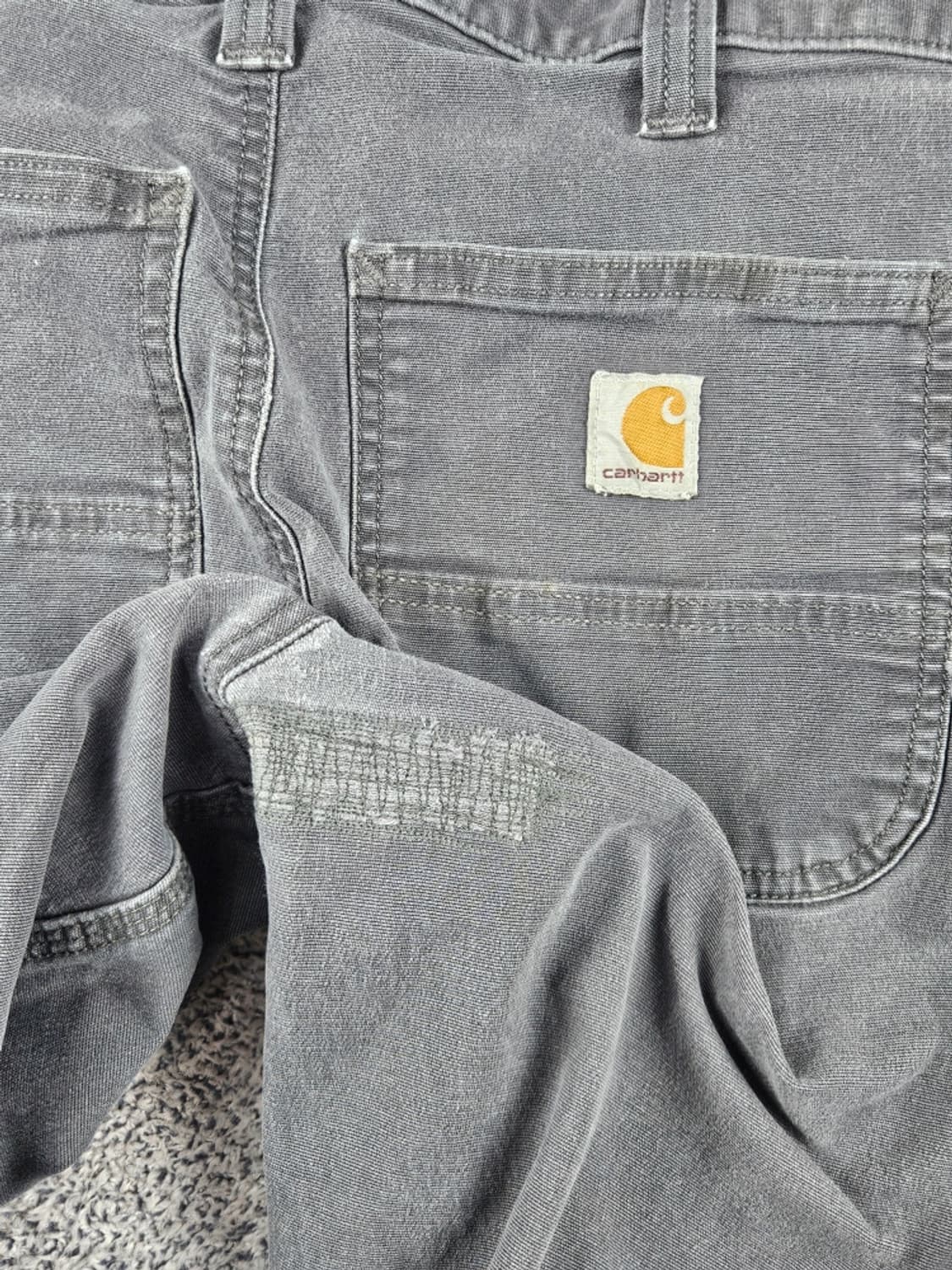 칼하트 리페어 커스텀 코튼 캔버스 워크 팬츠 (32X32) / 10773 상품이미지8