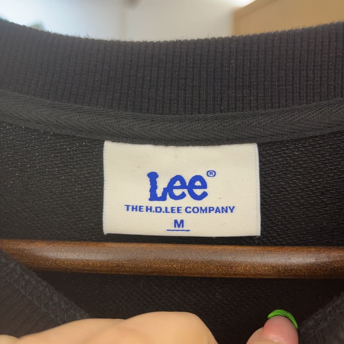 LEE 올드스쿨 키치 빅로고 맨투맨 스웻셔츠 M C08908 상품이미지5